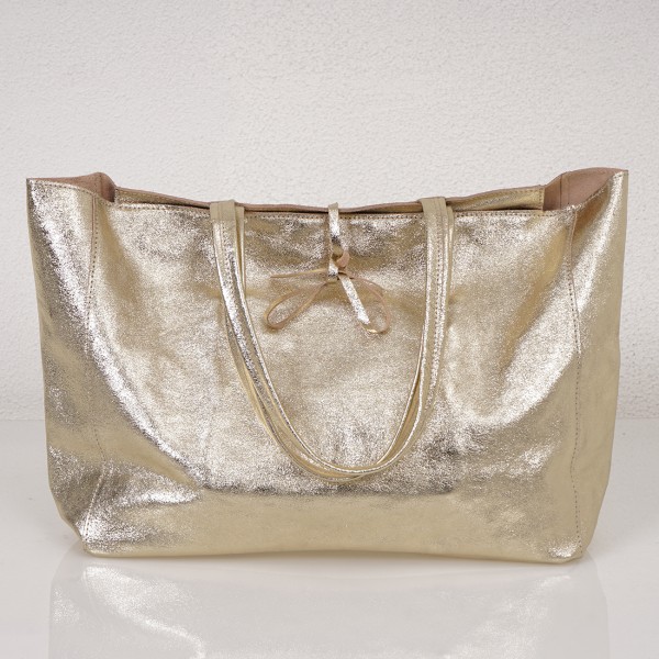 shiny leather bag (lurex)