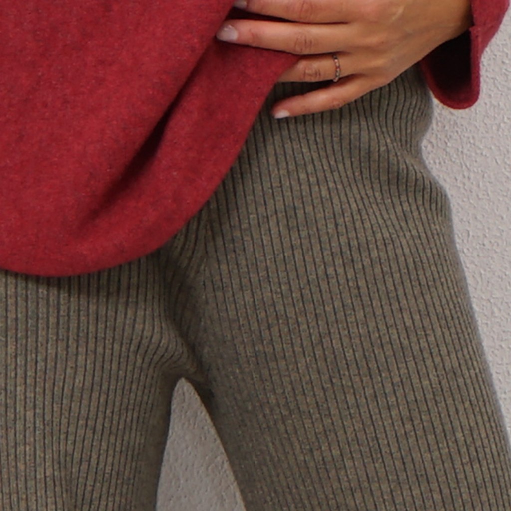 ribbed knit pants