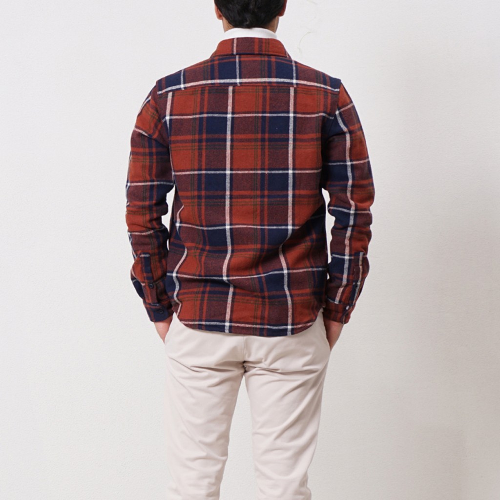 over flannel shirt