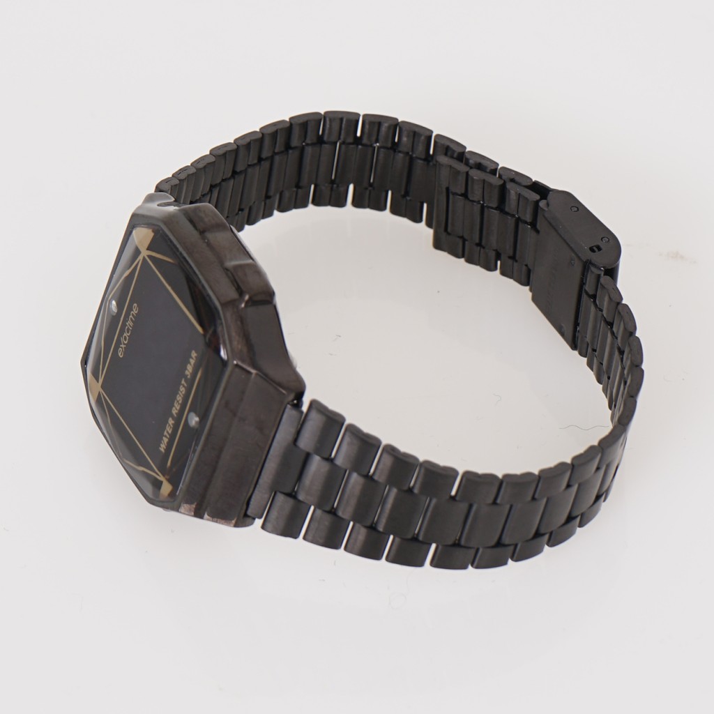 stainless steel digital watch