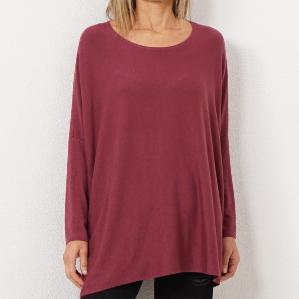 round neckline blouse (mesh in meter)