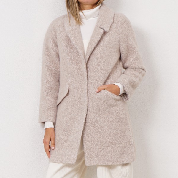 farm coat blends a soft touch of upholstery