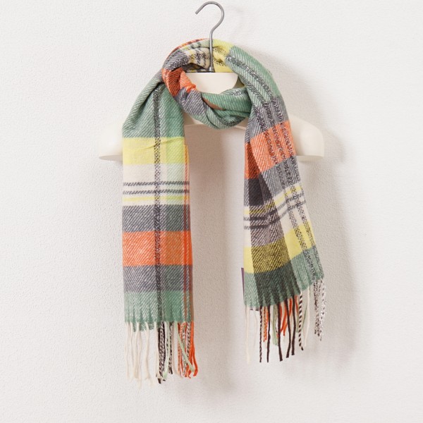 Scarf with lurex fringe (soft touch)