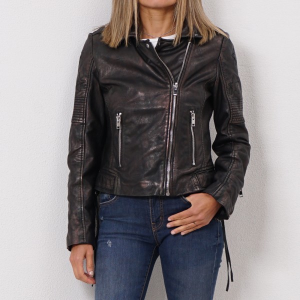 vintage leather biker