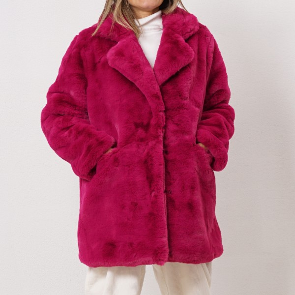 oversize fur coat
