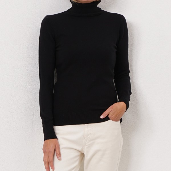 knitted turtleneck sweater