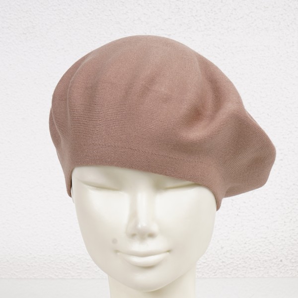knitted beret with cashmere ?