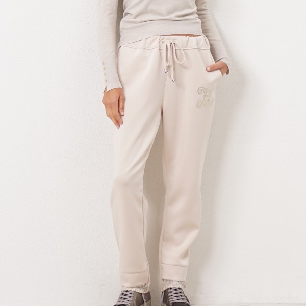 neoprene pants with embroidery