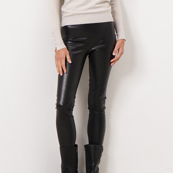 eco-leather leggings