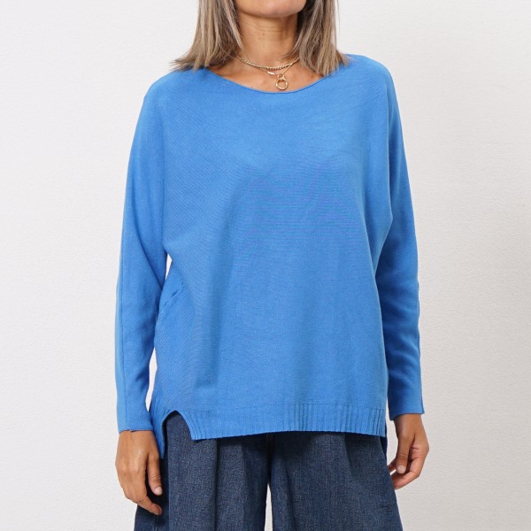 knit sweater with slits
