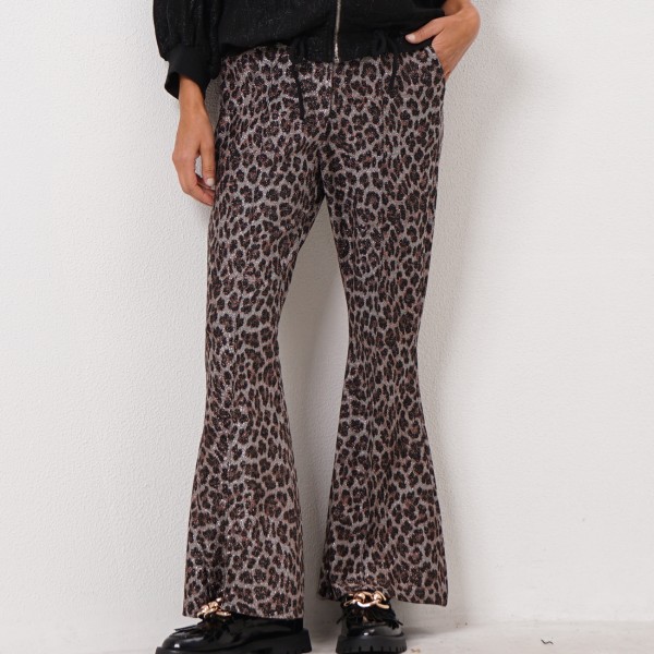 bell bottom pants w/ lurex