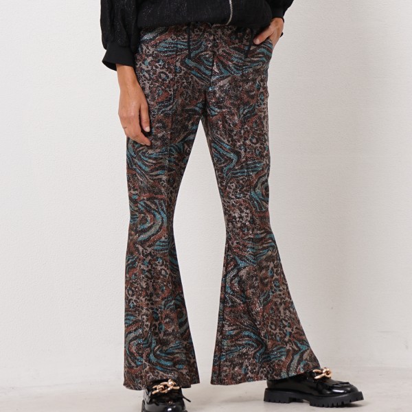 bell bottom pants w/ lurex