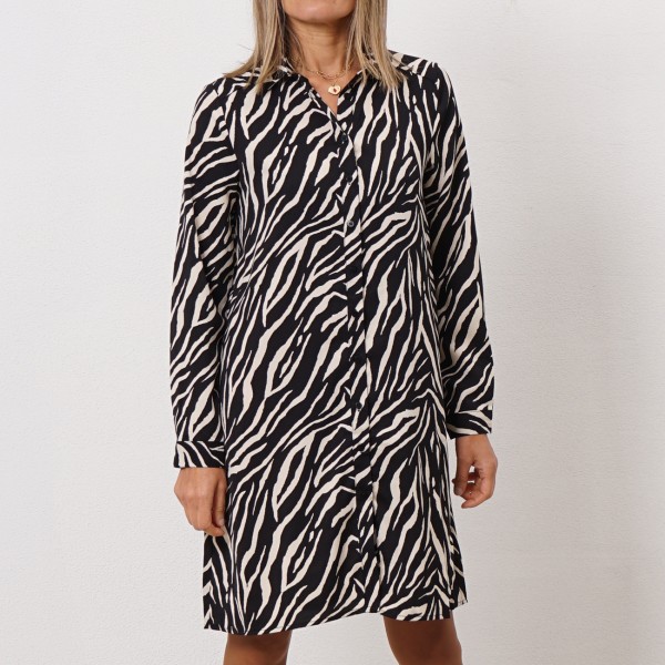 animal print dress/coat