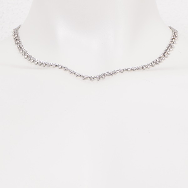 stainless steel necklace (surgical steel) without nickel