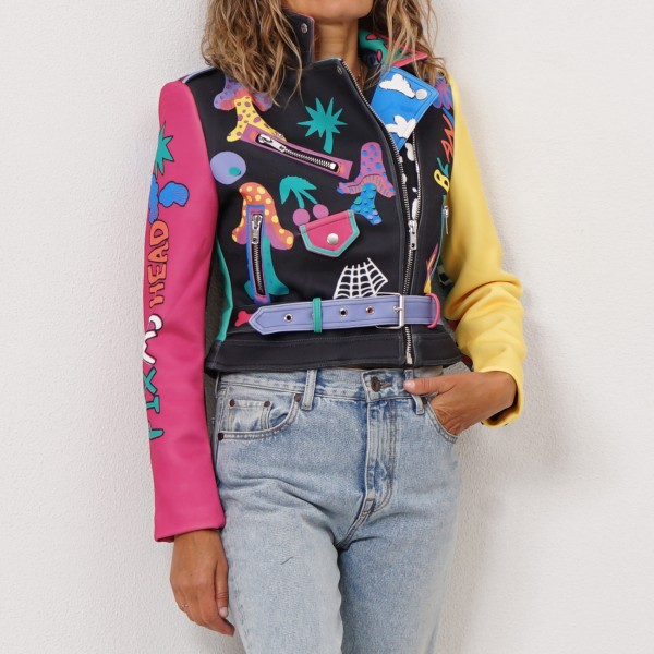 printed neoprene jacket