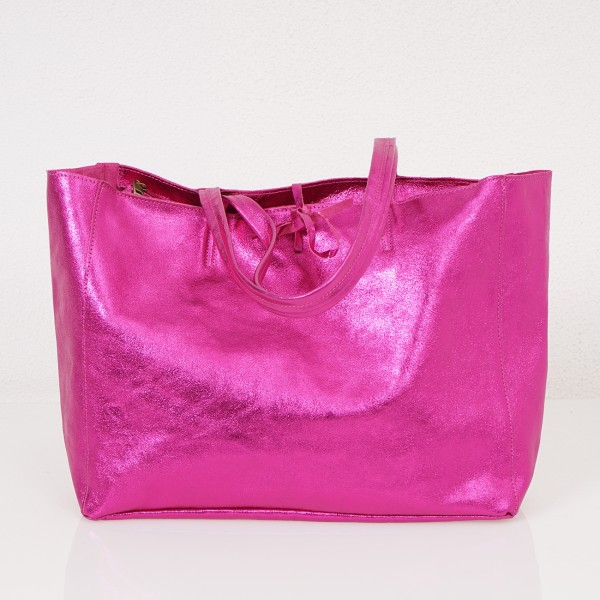 shiny leather bag (lurex)