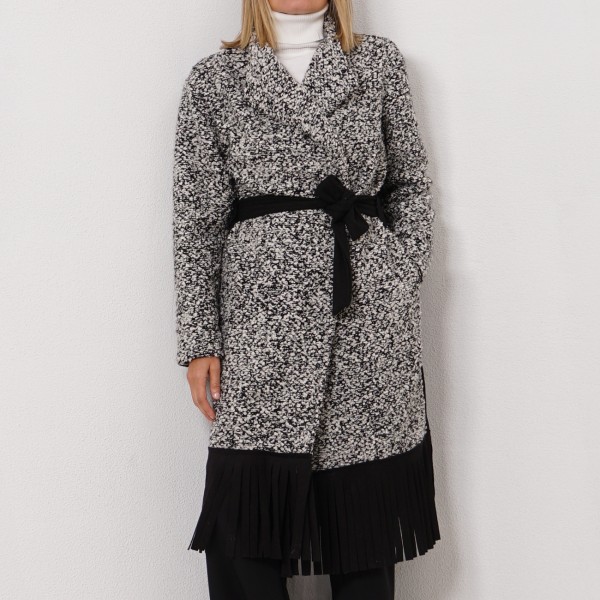 caraculo coat (mix of fabrics)