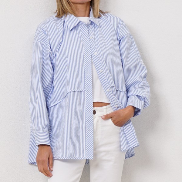 striped blouse/shirt