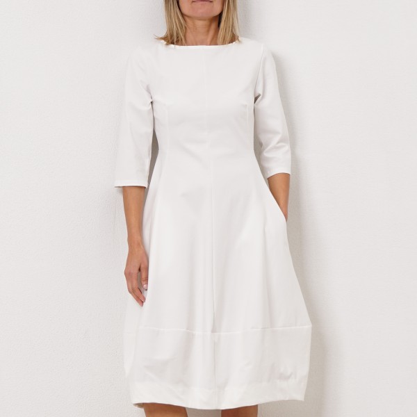 asymmetrical knit dress (Ponto Roma)