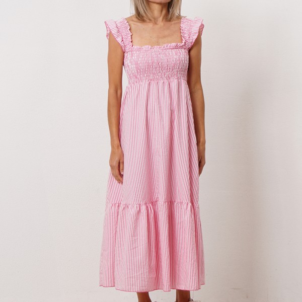dress with elastics (vichy pattern)
