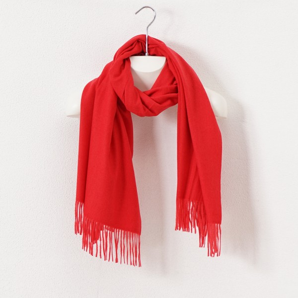 scarf with fringes (soft touch)