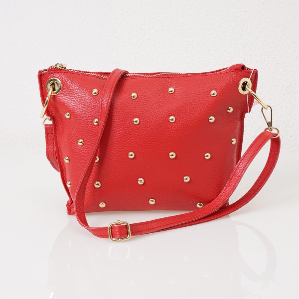leather bag with studs