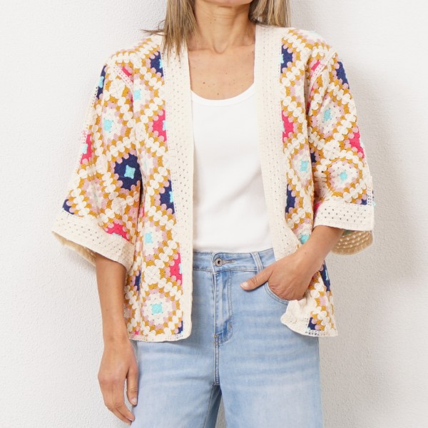 knitted coat (crochêt)