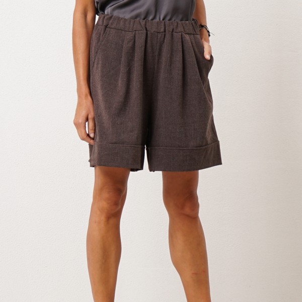 Shorts in cotton blend