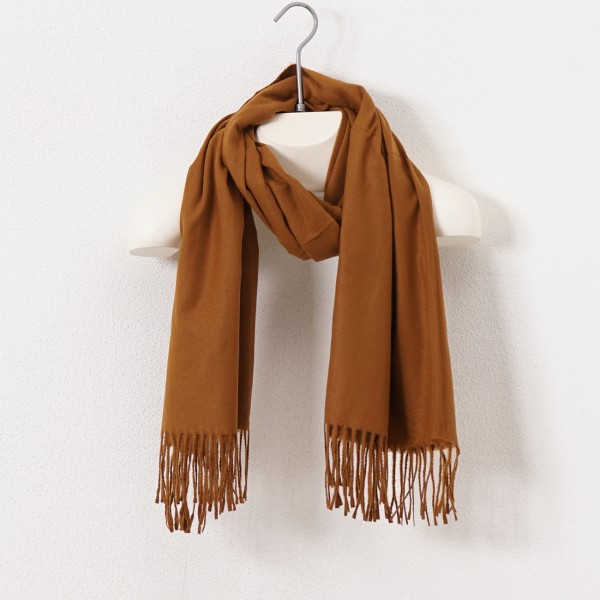 Fringed scarf (soft touch)