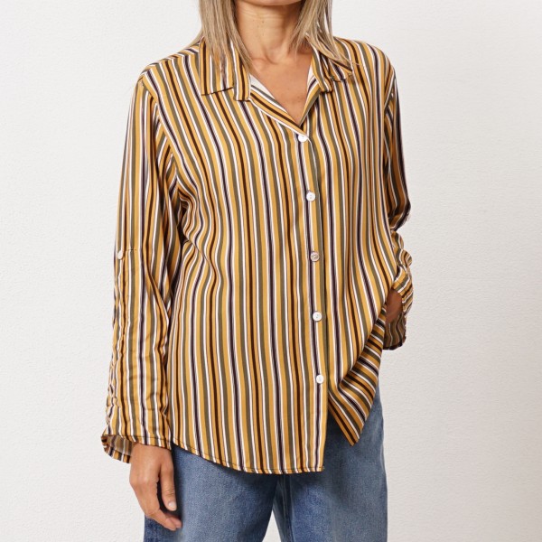 striped blouse