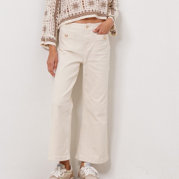 pantaloon with front pockets