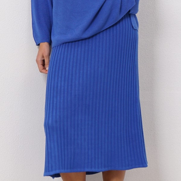 ribberibbed knit skirt