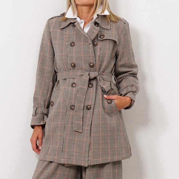 tweed farm parka