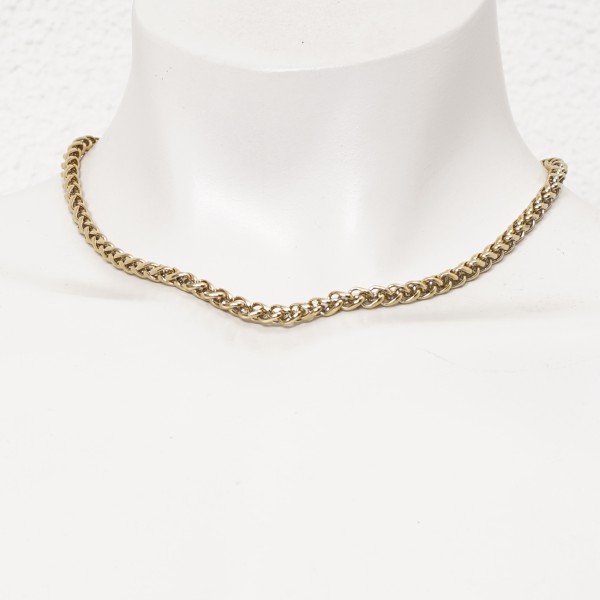 stainless steel necklace (surgical steel) without nickel