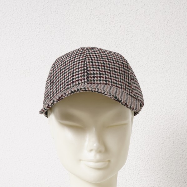 checkered cap