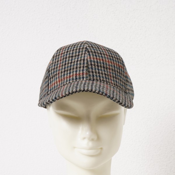 checkered cap