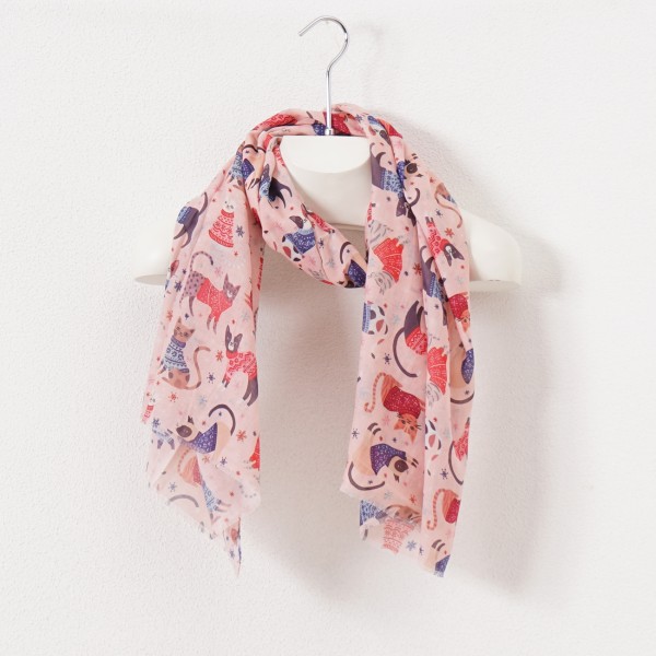 cotton/viscose scarf