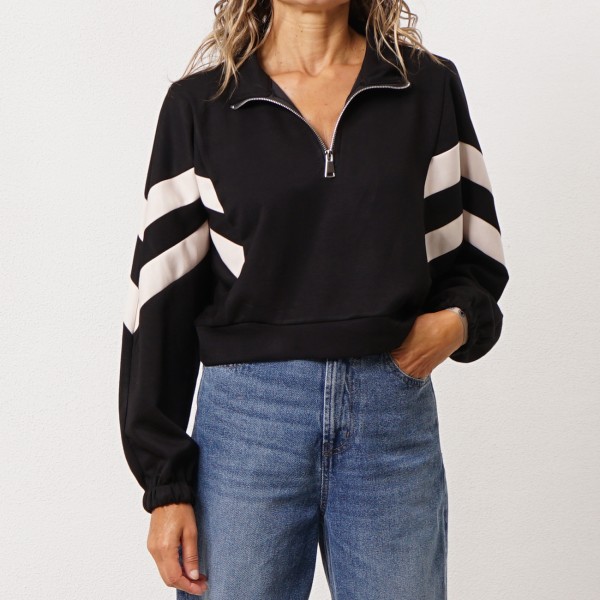 Zip-up sweatshirt