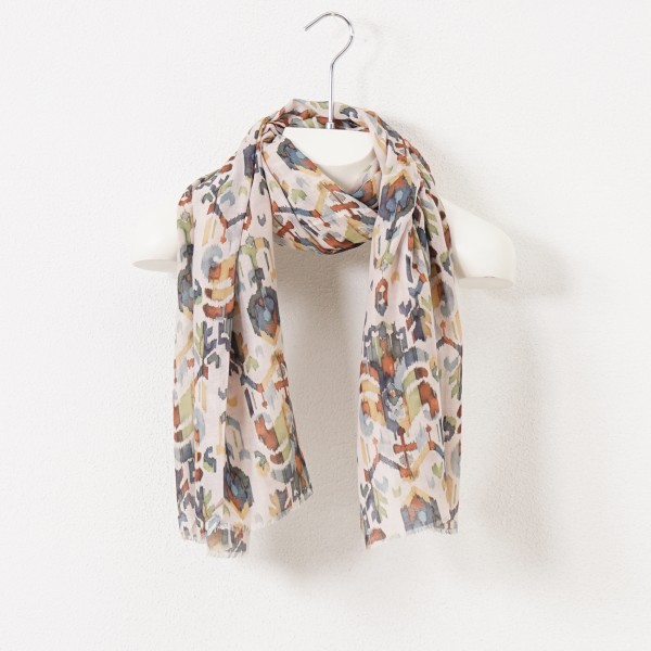 cotton/viscose scarf