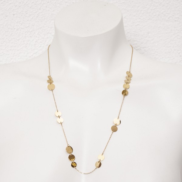 stainless steel necklace (surgical steel) without nickel