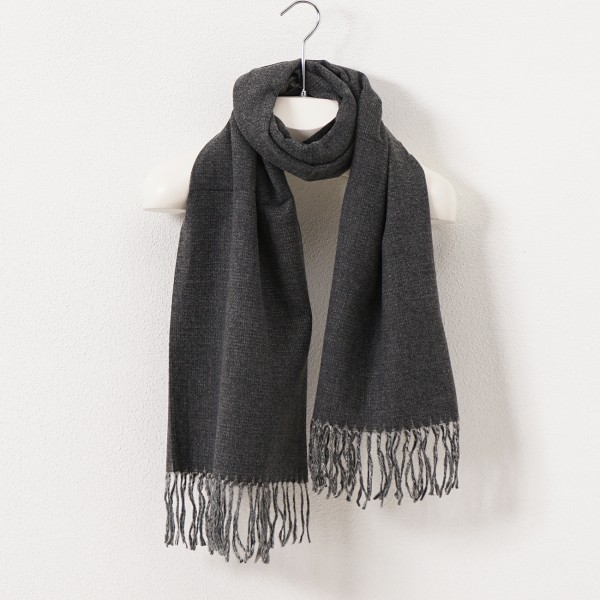 Double fringed scarf (soft touch)