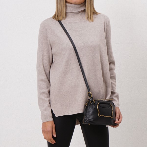 turtleneck knitted sweater