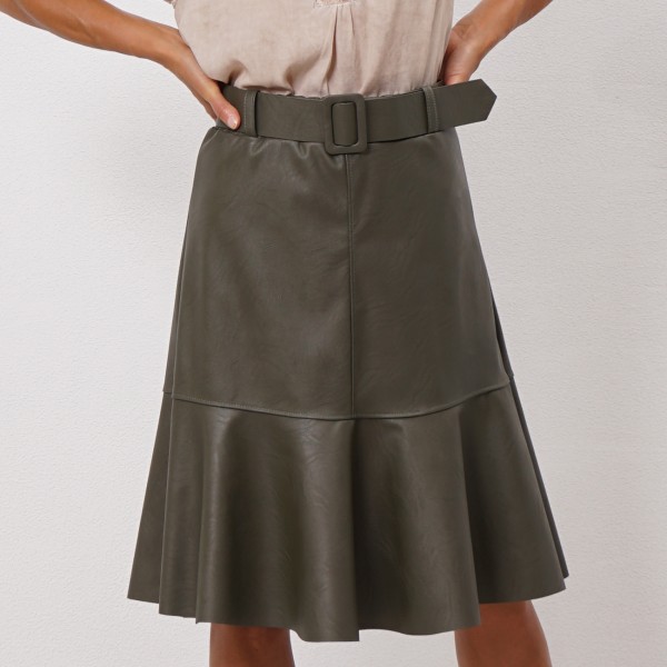 napele skirt with belt