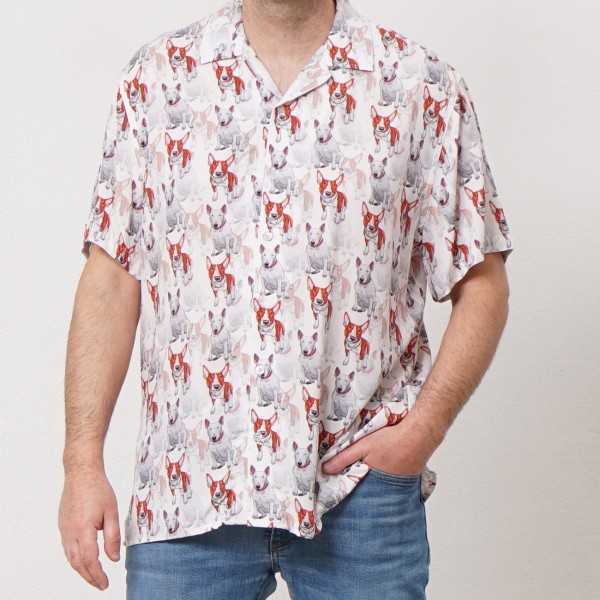 viscose printed shirt
