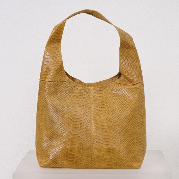 animal print leather bag