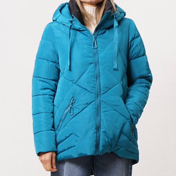 Padded jacket with hood