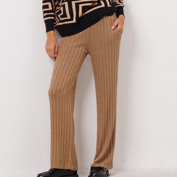 ribbed knit pants