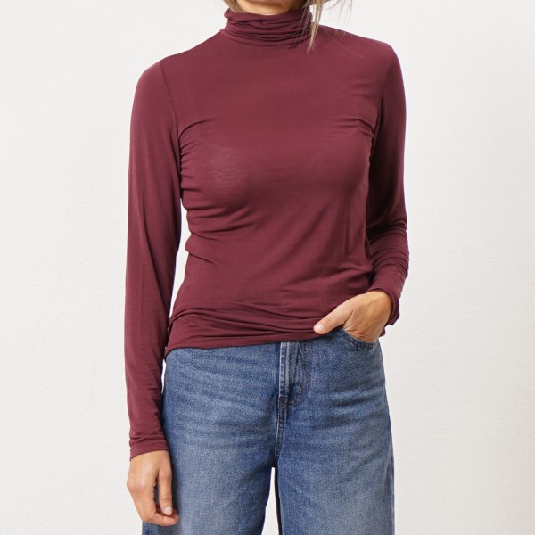 Mousse sweater with cashmere and elastane