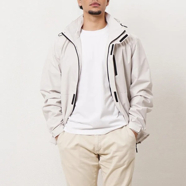 Waterproof parka with hood