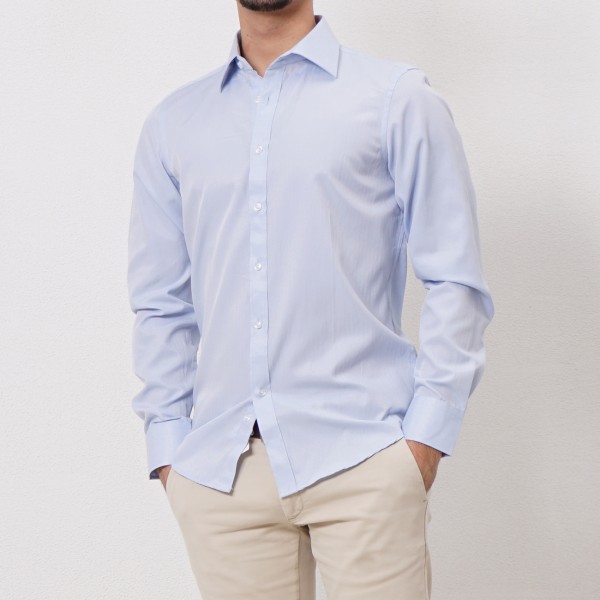 plain faux shirt (herringbone)